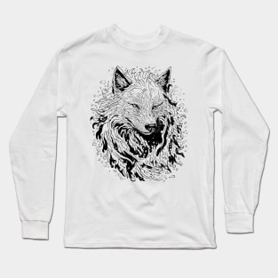 Wolf Head Long Sleeve T-Shirt